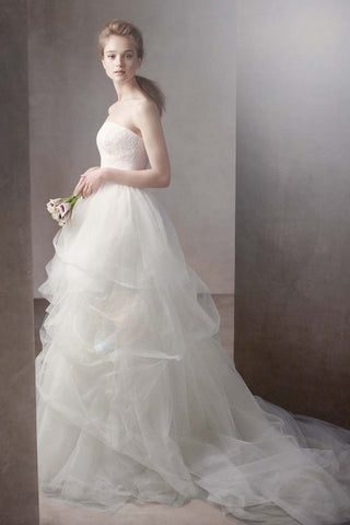 Vera Wang Layered Ball Gown