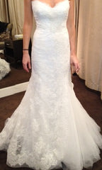 Monique Lhuillier Trumpet Lace Emma Wedding Dress