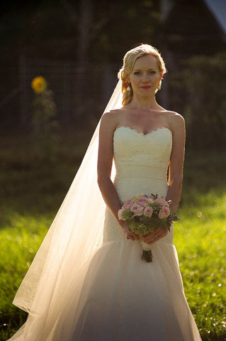 Romona Keveza Lace Mermaid Wedding Dress