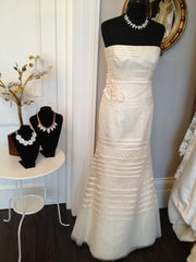 Strapless Alice Vera Wang Tulle Wedding Gown Front Wide