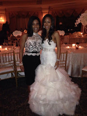 Lazaro LZ3253 Ivory Organza Mermaid Ball Gown