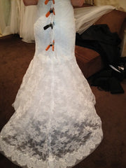 Monique Lhuillier Trumpet Lace Emma Wedding Dress