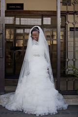 Pronovias Alga Silk Organza Mermaid Wedding Dress