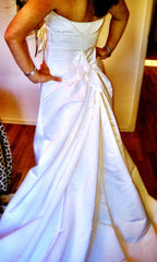 Vera Wang Domonique Silk A-line Wedding Dress
