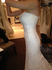 Monique Lhuillier Trumpet Lace Emma Wedding Dress