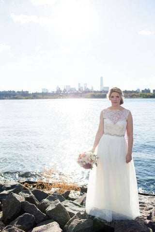 Sarah Seven Field of Flowers Wedding Dress