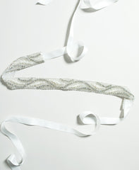 Kirsten Kuehn
Edie Sash
White Pearls
Austrian Crystals
Product Shot