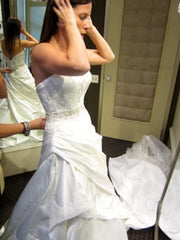 Simone Carvalli 90148 Strapless Wedding Dress