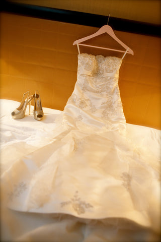 Galleria dell Sposa Ivory Silk Fit-to-Flare Wedding Dress