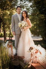 Monique Lhuillier Candy Blush Wedding Dress