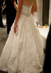 Dennis Basso 1112 White Organza Wedding Dress