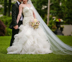 YSA Makino Mermaid Style Wedding Dress Front Wide