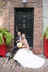 La Sposa Strapless Evanna Wedding Dress