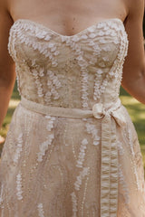 Monique Lhuillier Candy Blush Wedding Dress
