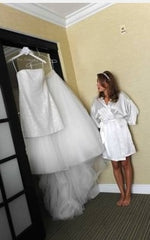 Badgley Mischka Tori Ball Gown Miniskirt Dress