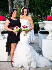 Vera Wang 'Fiona' Mermaid Ivory Wedding Gown Front Wide