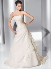 Demetrios Illusions 3170 Satin Organza Wedding Dress
flower details