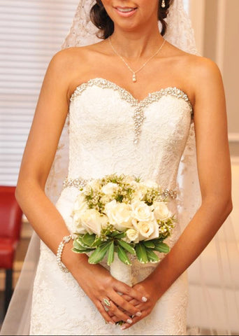 Pnina Tornai P74093x Lace Wedding Dress