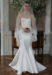 Romona Keveza Silk Mermaid Wedding Dress