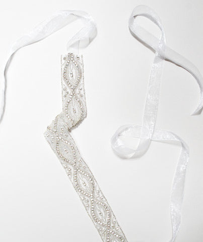 Morgan Crystal Mosaic Sash