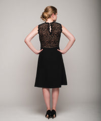 Valentino
Black
Floral Lace
Crepe
Keyhole
Back Wide