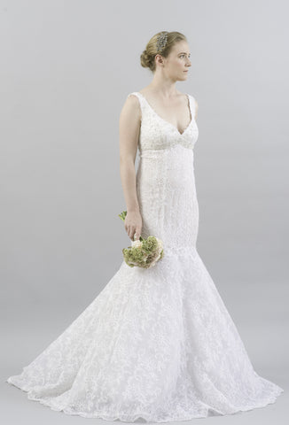 Mira Zwillinger 'Sophia' Fitted Lace Dress