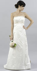 Carolina Herrera
Satin
Pleated
A-line
Latte
Ivory
Wedding Dress
front