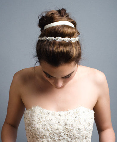 Hanne Crystal Oval Headband