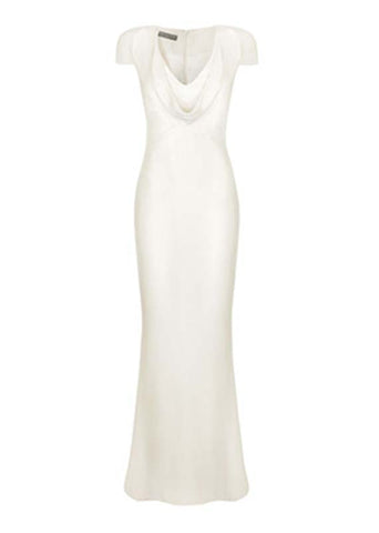 Alexander McQueen Pippa Cowl Neck Wedding Dress