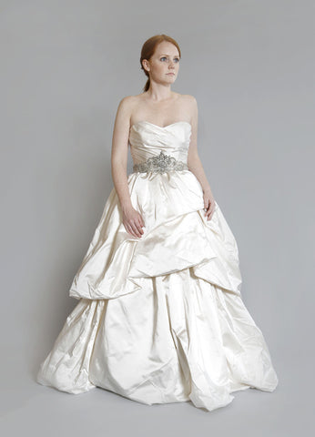 Kenneth Pool 'Royalty' Silk Satin Gown