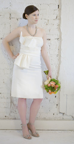 Oscar de la Renta Silk Sheath Dress