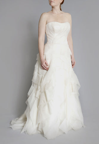 Vera Wang 'Deidre' Organza Wedding Dress