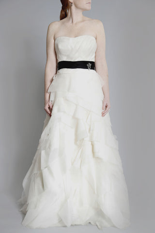 Vera Wang 'Deidre' Organza Dress