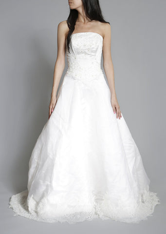 Cocoe Voci Silk & Lace Ball Gown