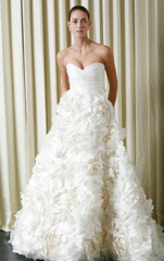 Monique Lhuillier 'Sunday Rose' Gown Front Wide