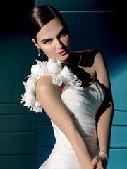 Demetrios Illusions 3170 Satin Organza Wedding Dress
flower details