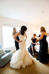 Vera Wang 'June' Mermaid Style Wedding Dress Front Wide
