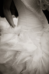 Vera Wang 'June' Mermaid Style Wedding Dress Detail